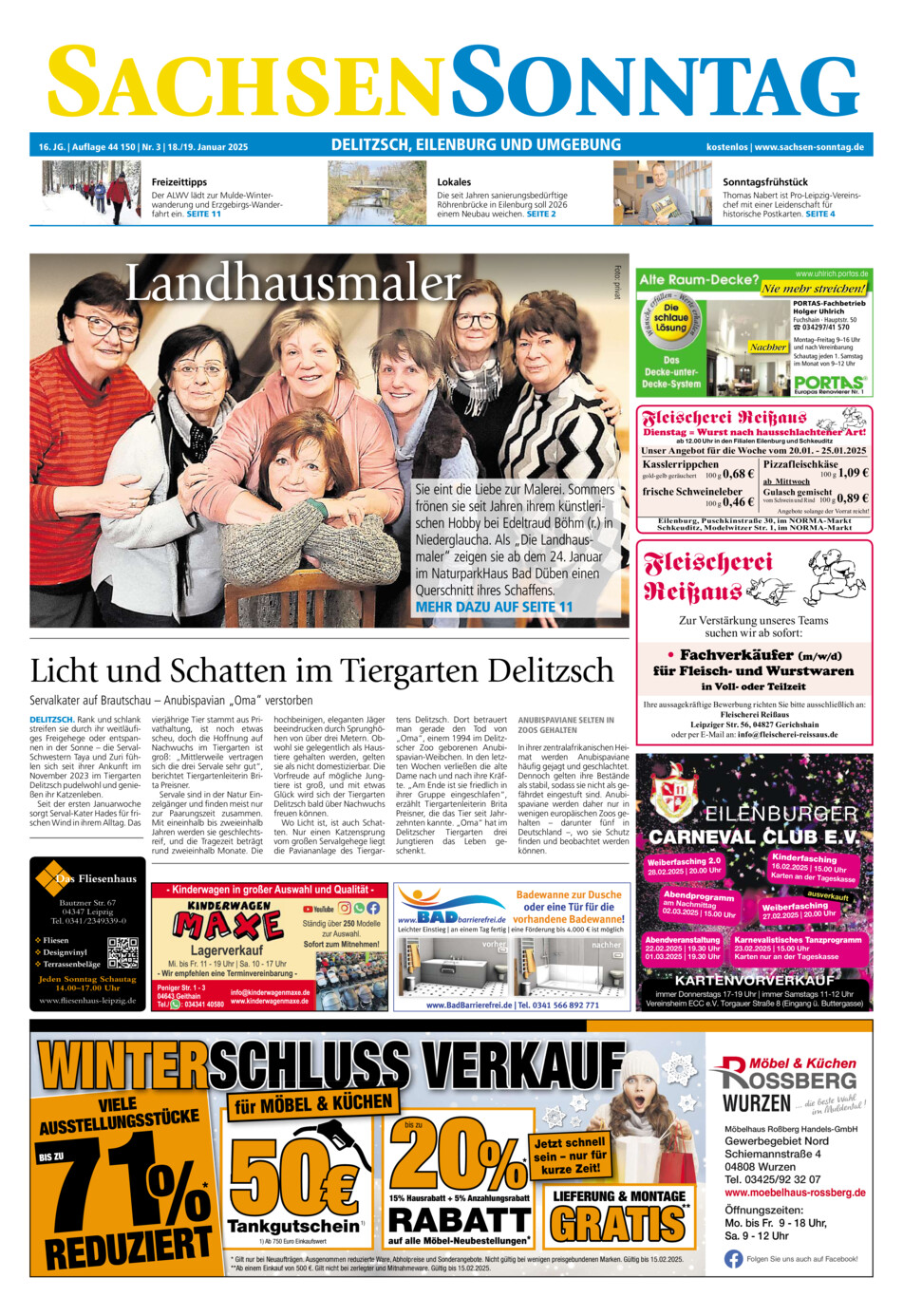 Sachsen-Sonntag Delitzsch_Eilenburg vom Samstag, 18.01.2025