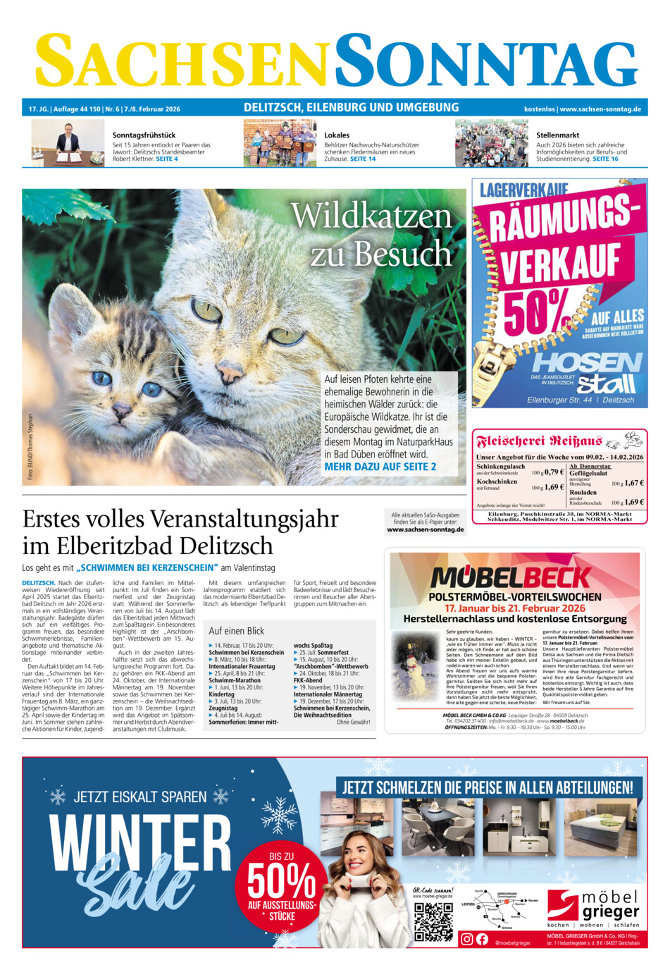 Sachsen-Sonntag Delitzsch_Eilenburg vom Samstag, 07.02.2026