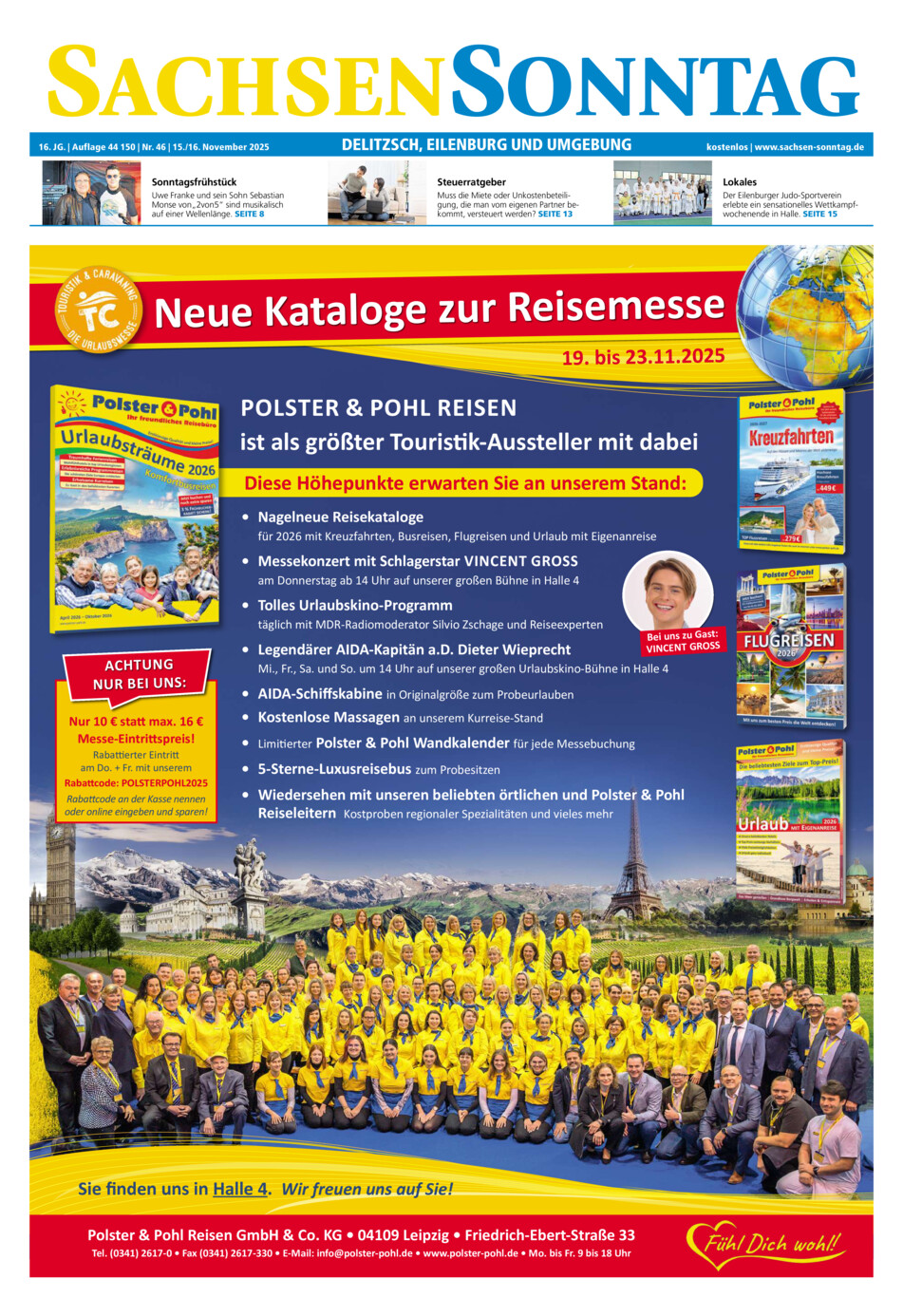 Sachsen-Sonntag Delitzsch_Eilenburg vom Samstag, 15.11.2025