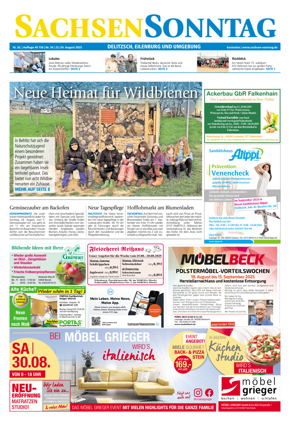 Sachsen-Sonntag Delitzsch_Eilenburg vom Samstag, 23.08.2025