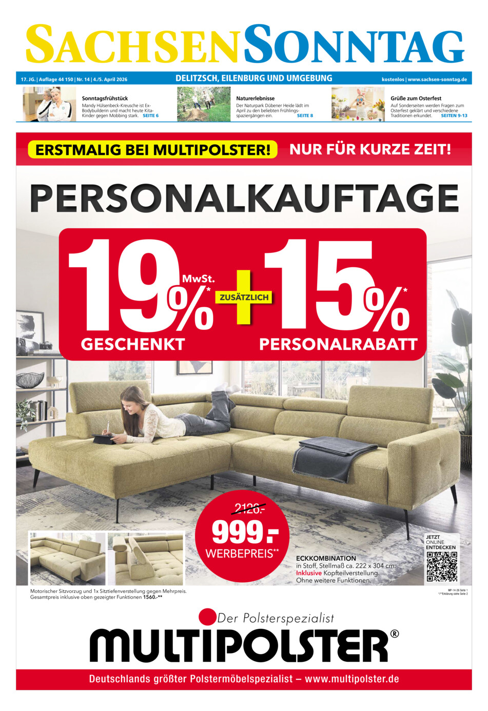 Sachsen-Sonntag Delitzsch_Eilenburg vom Samstag, 04.04.2026