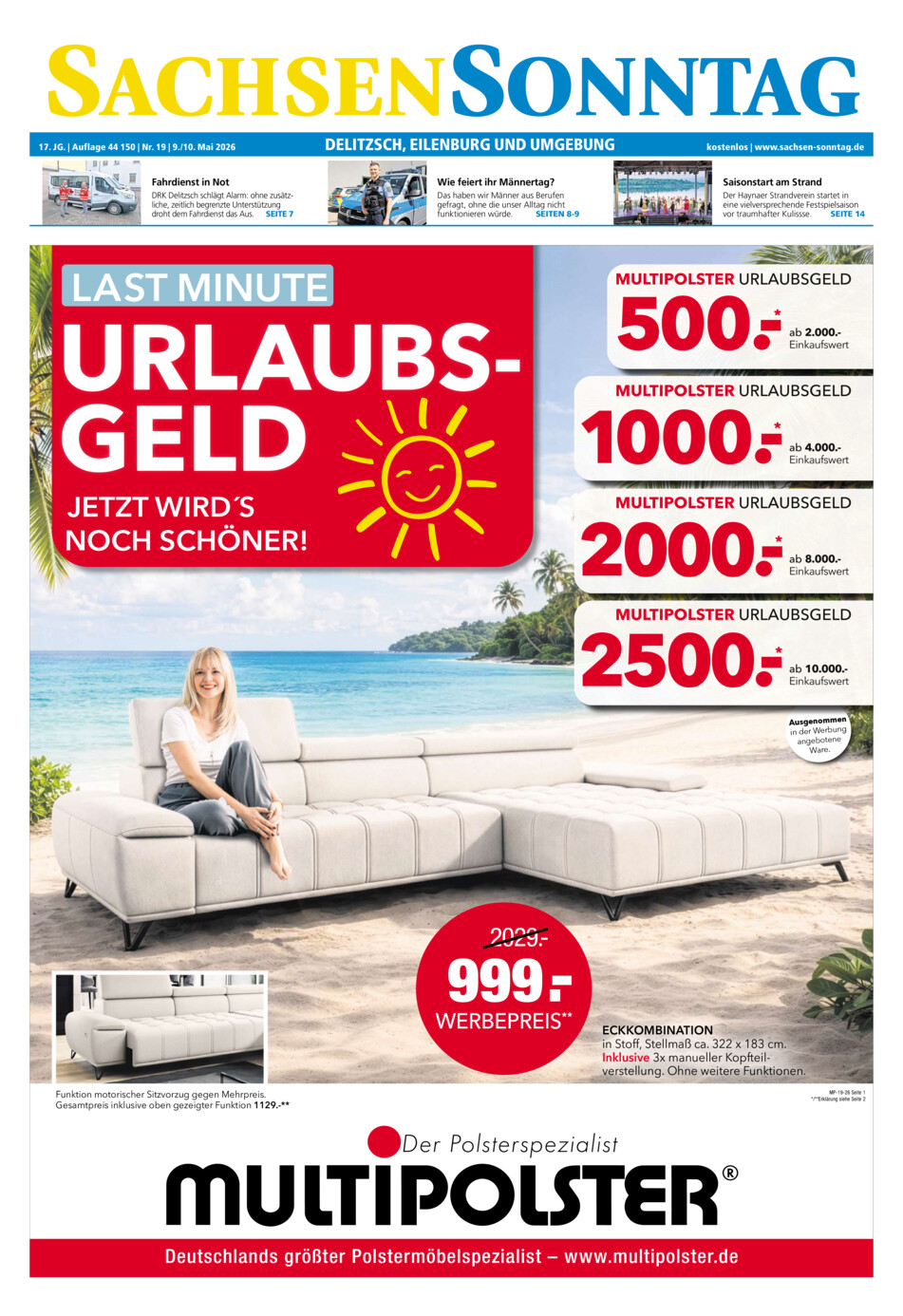 Sachsen-Sonntag Delitzsch_Eilenburg vom Samstag, 09.05.2026