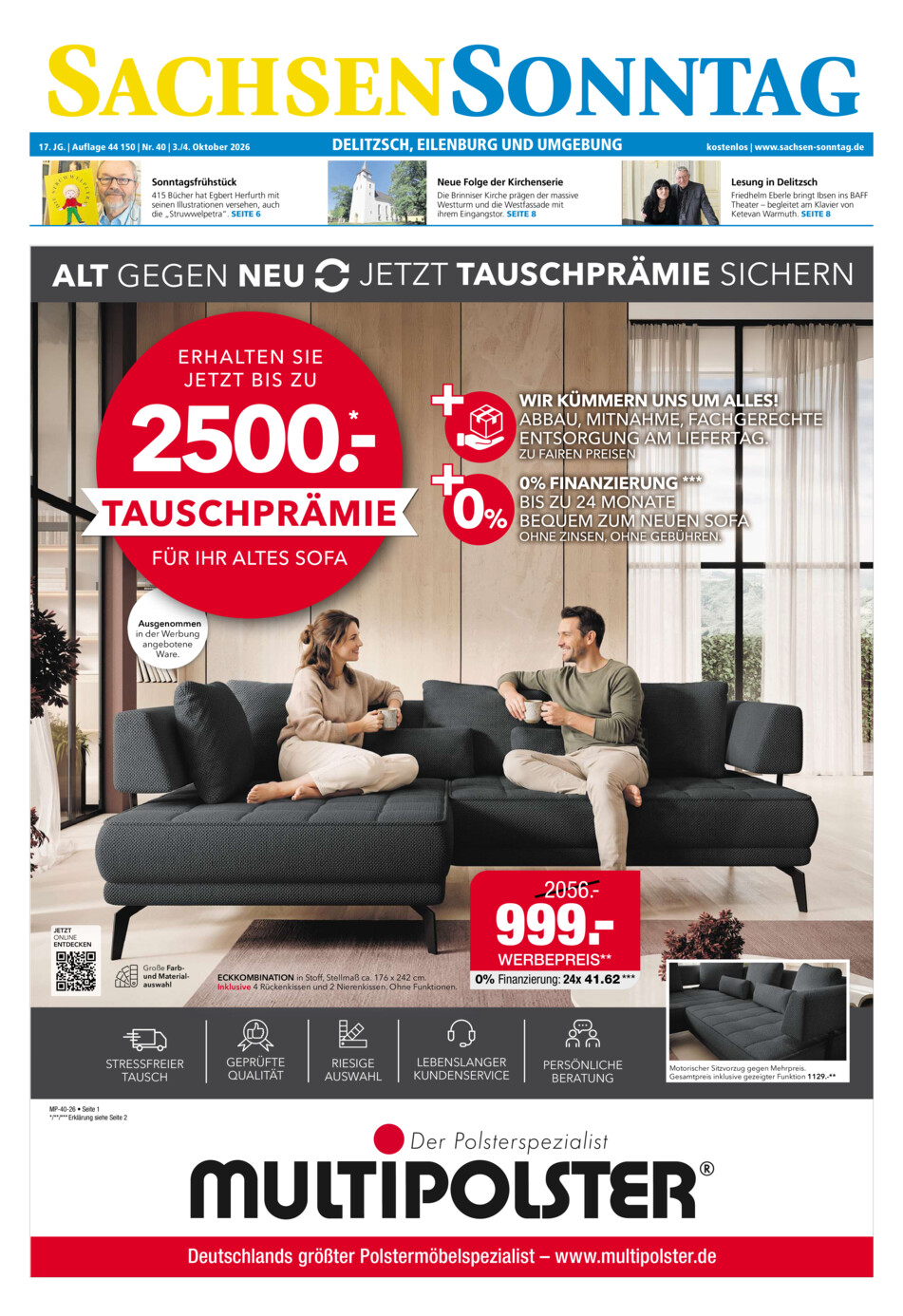 Sachsen-Sonntag Delitzsch_Eilenburg vom Samstag, 03.10.2026
