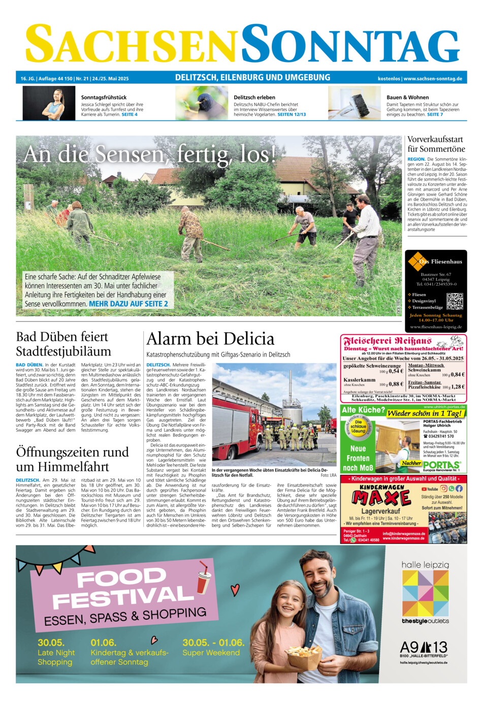 Sachsen-Sonntag Delitzsch_Eilenburg vom Samstag, 24.05.2025