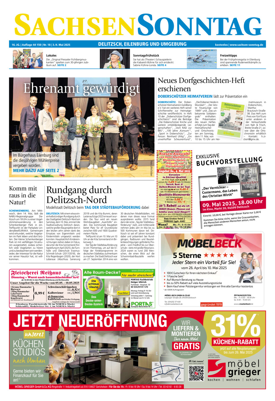 Sachsen-Sonntag Delitzsch_Eilenburg vom Samstag, 03.05.2025