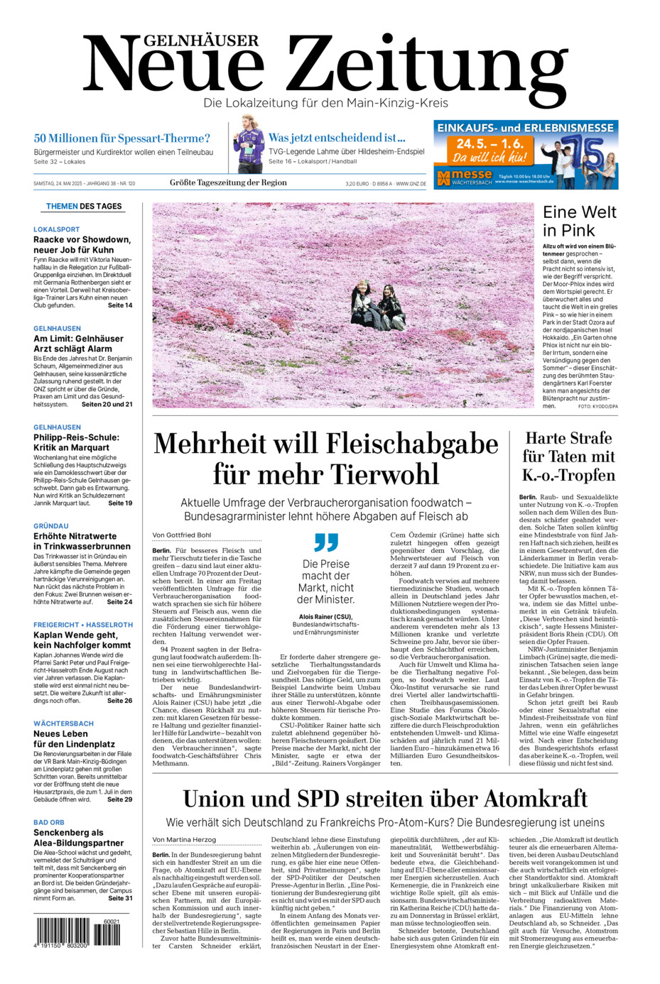 Gelnhäuser Neue Zeitung vom Samstag, 24.05.2025