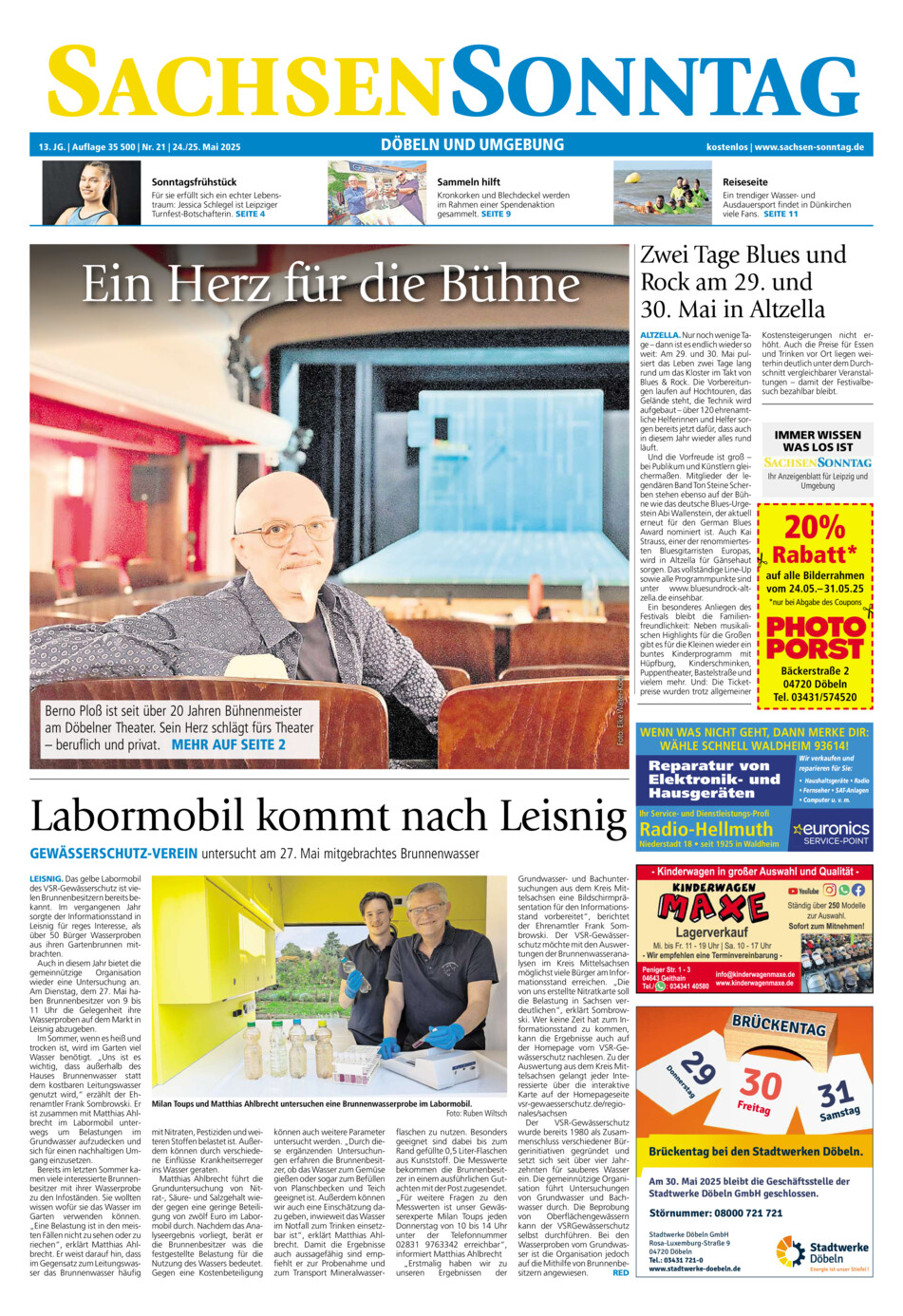 Sachsen-Sonntag Doebeln vom Samstag, 24.05.2025