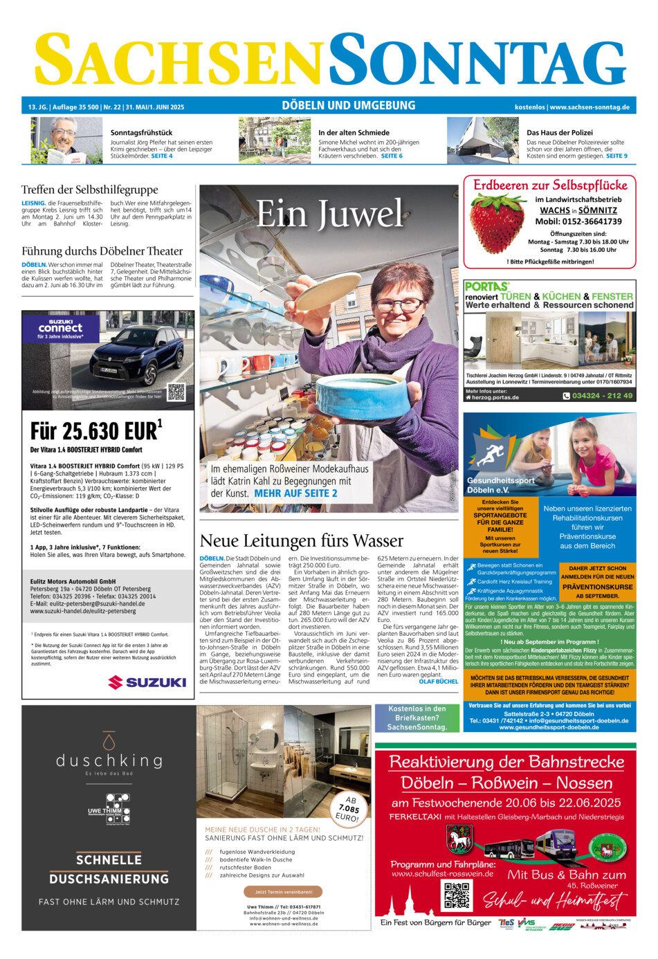 Sachsen-Sonntag Doebeln vom Samstag, 31.05.2025
