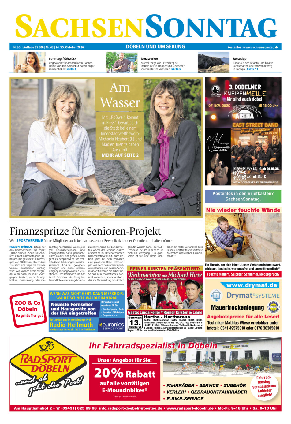Sachsen-Sonntag Doebeln vom Samstag, 24.10.2026