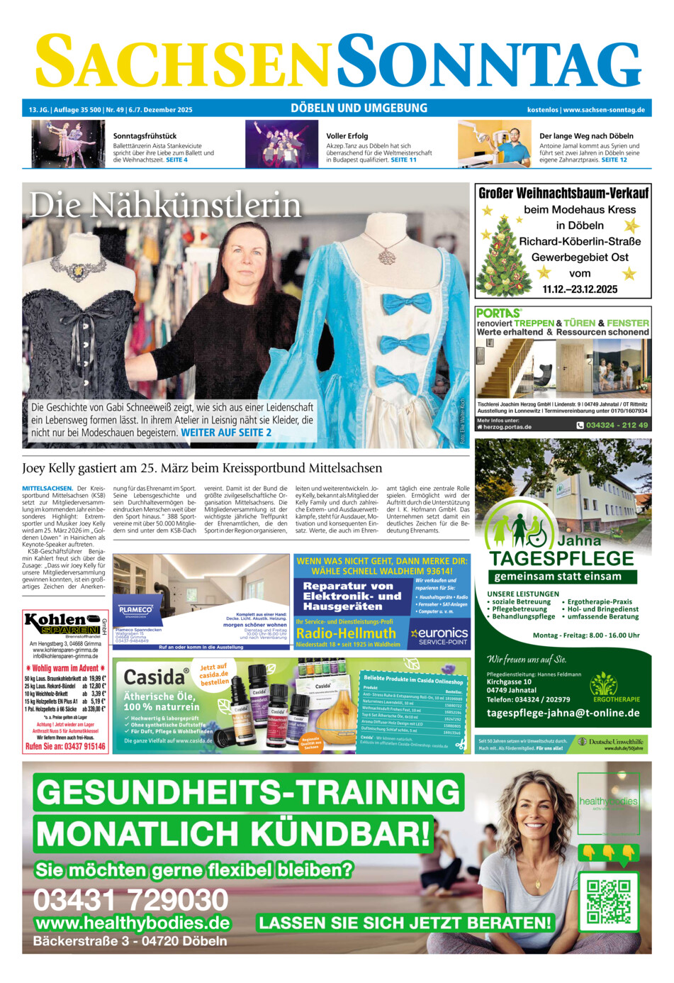 Sachsen-Sonntag Doebeln vom Samstag, 06.12.2025