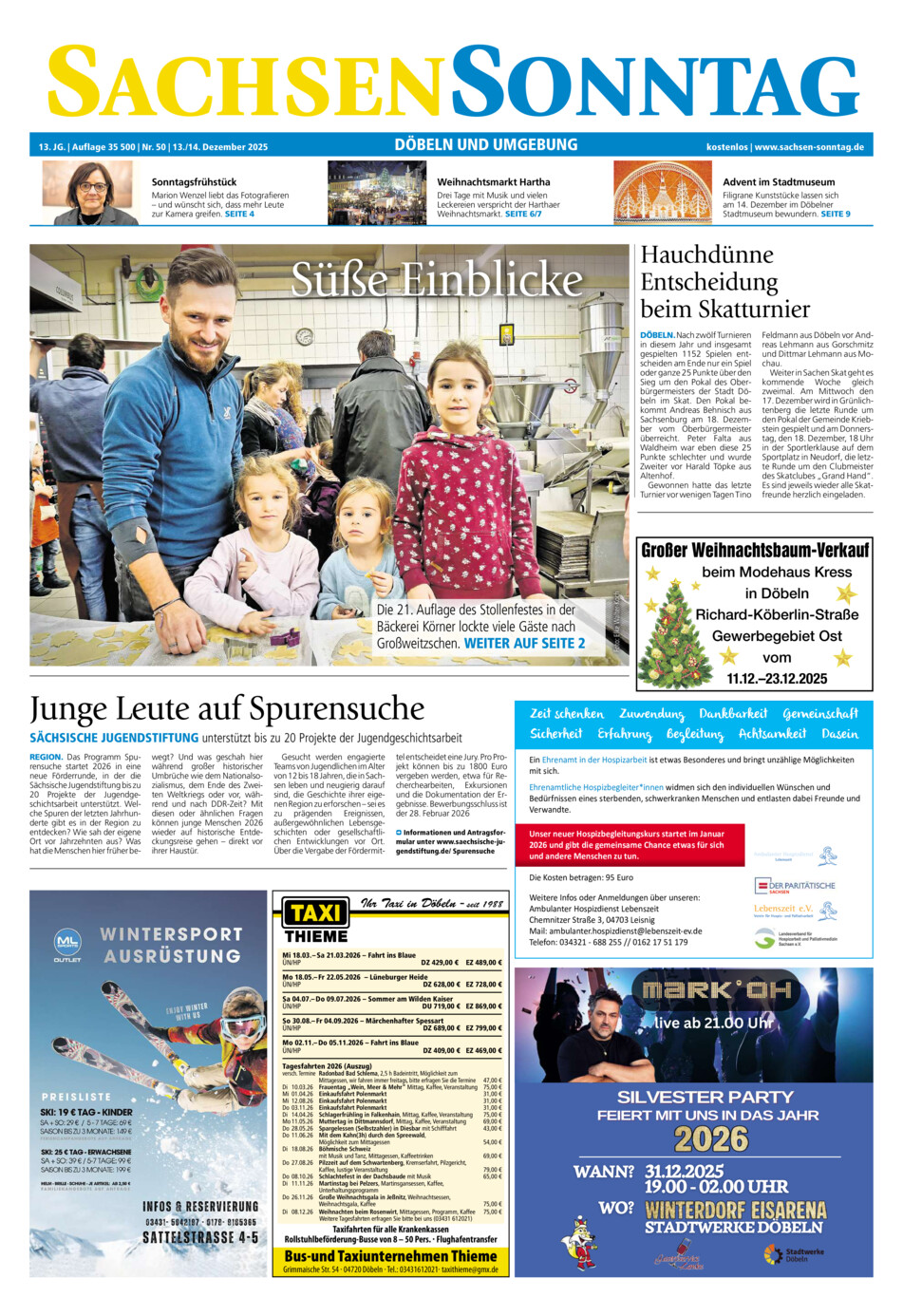 Sachsen-Sonntag Doebeln vom Samstag, 13.12.2025