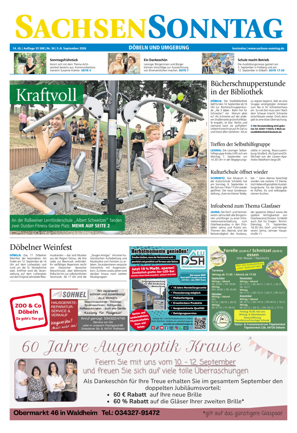 Sachsen-Sonntag Doebeln vom Samstag, 05.09.2026