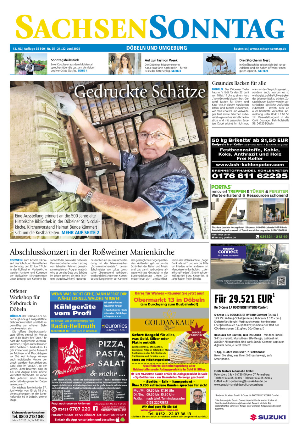 Sachsen-Sonntag Doebeln vom Samstag, 21.06.2025