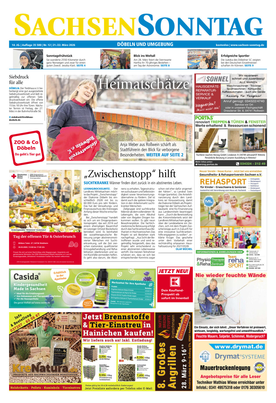 Sachsen-Sonntag Doebeln vom Samstag, 21.03.2026