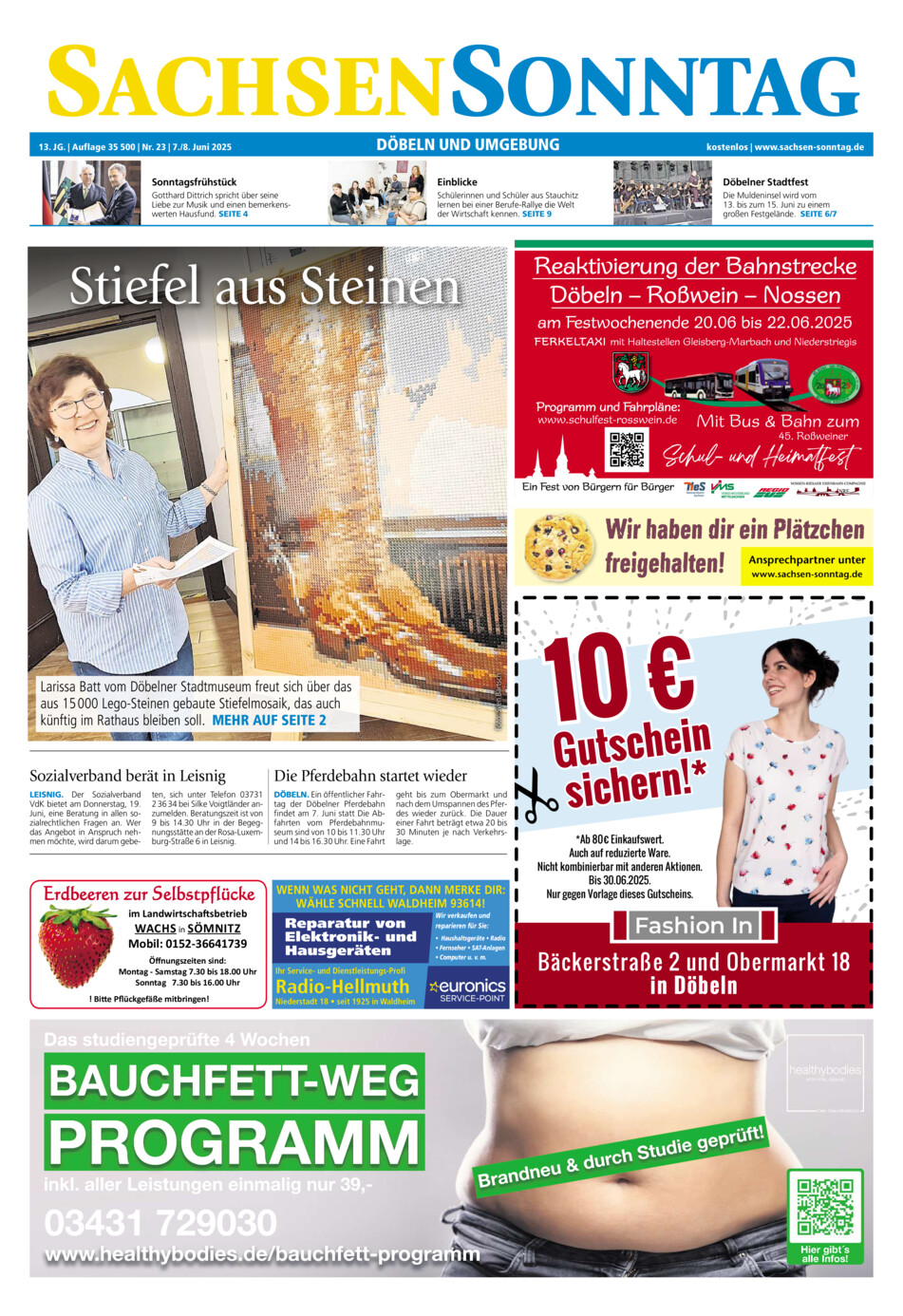 Sachsen-Sonntag Doebeln vom Samstag, 07.06.2025