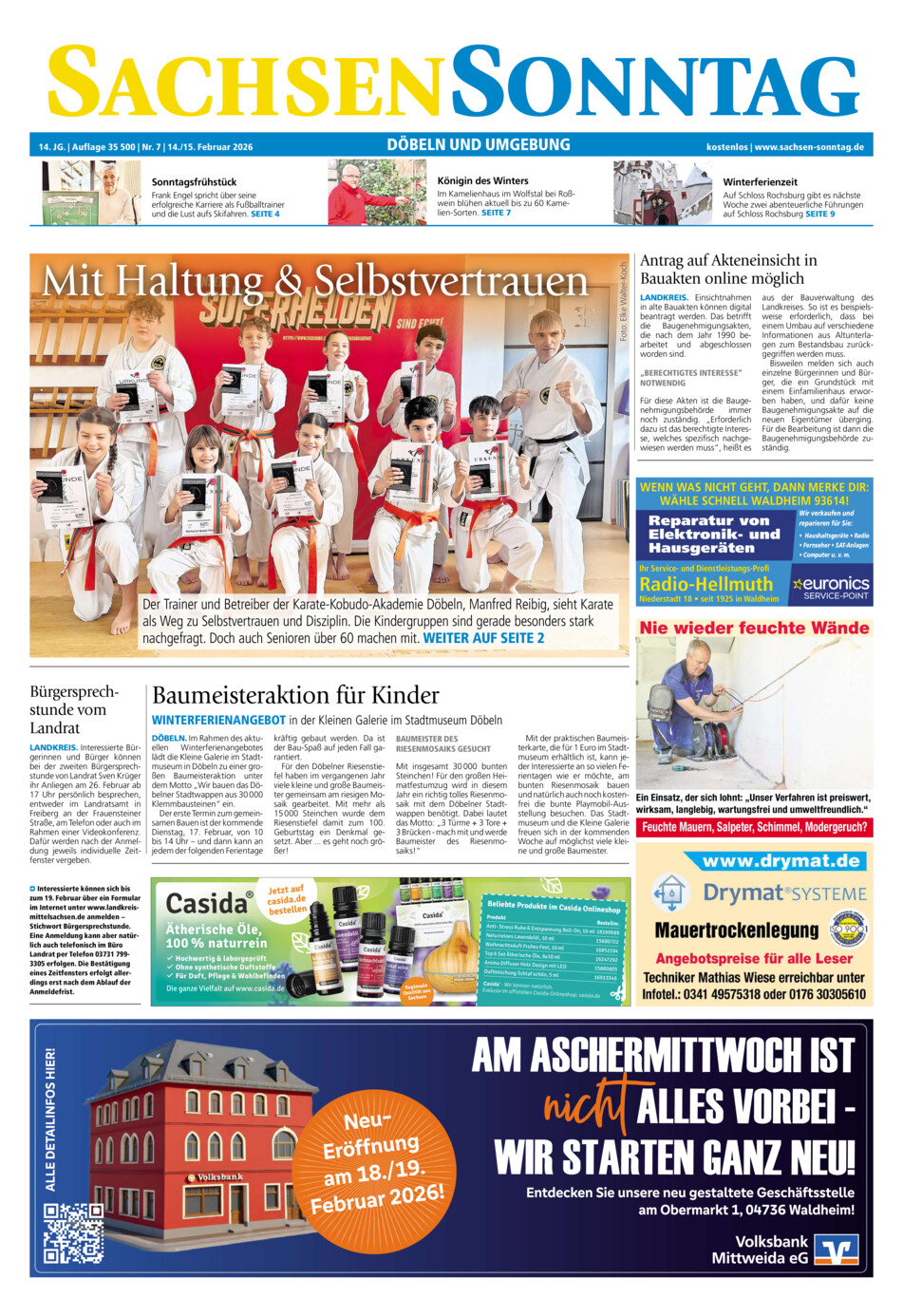 Sachsen-Sonntag Doebeln vom Samstag, 14.02.2026