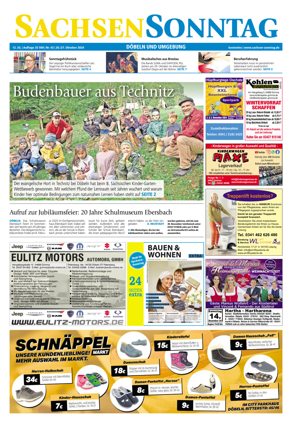 Sachsen-Sonntag Doebeln vom Samstag, 26.10.2024