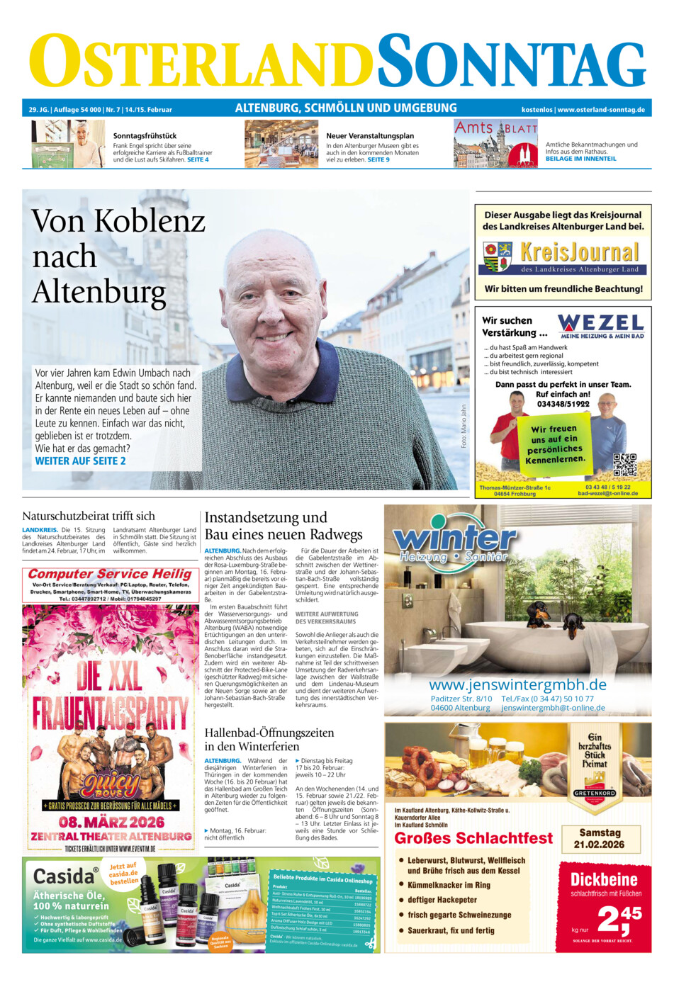 Osterland-Sonntag Altenburg_Osterland vom Samstag, 14.02.2026