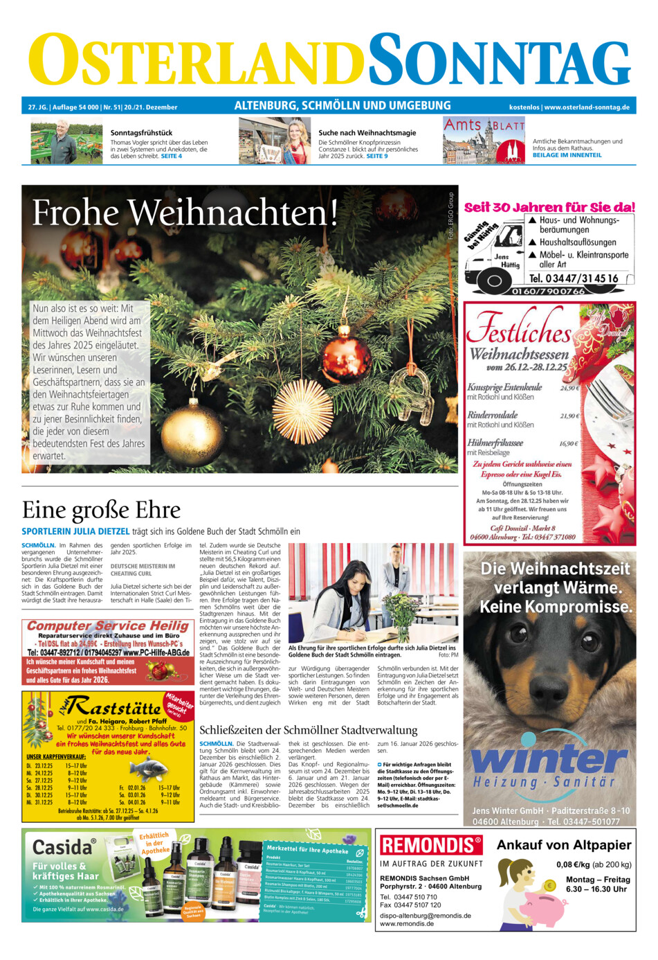 Osterland-Sonntag Altenburg_Osterland vom Samstag, 20.12.2025