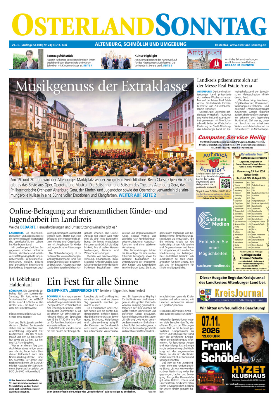 Osterland-Sonntag Altenburg_Osterland vom Samstag, 13.06.2026