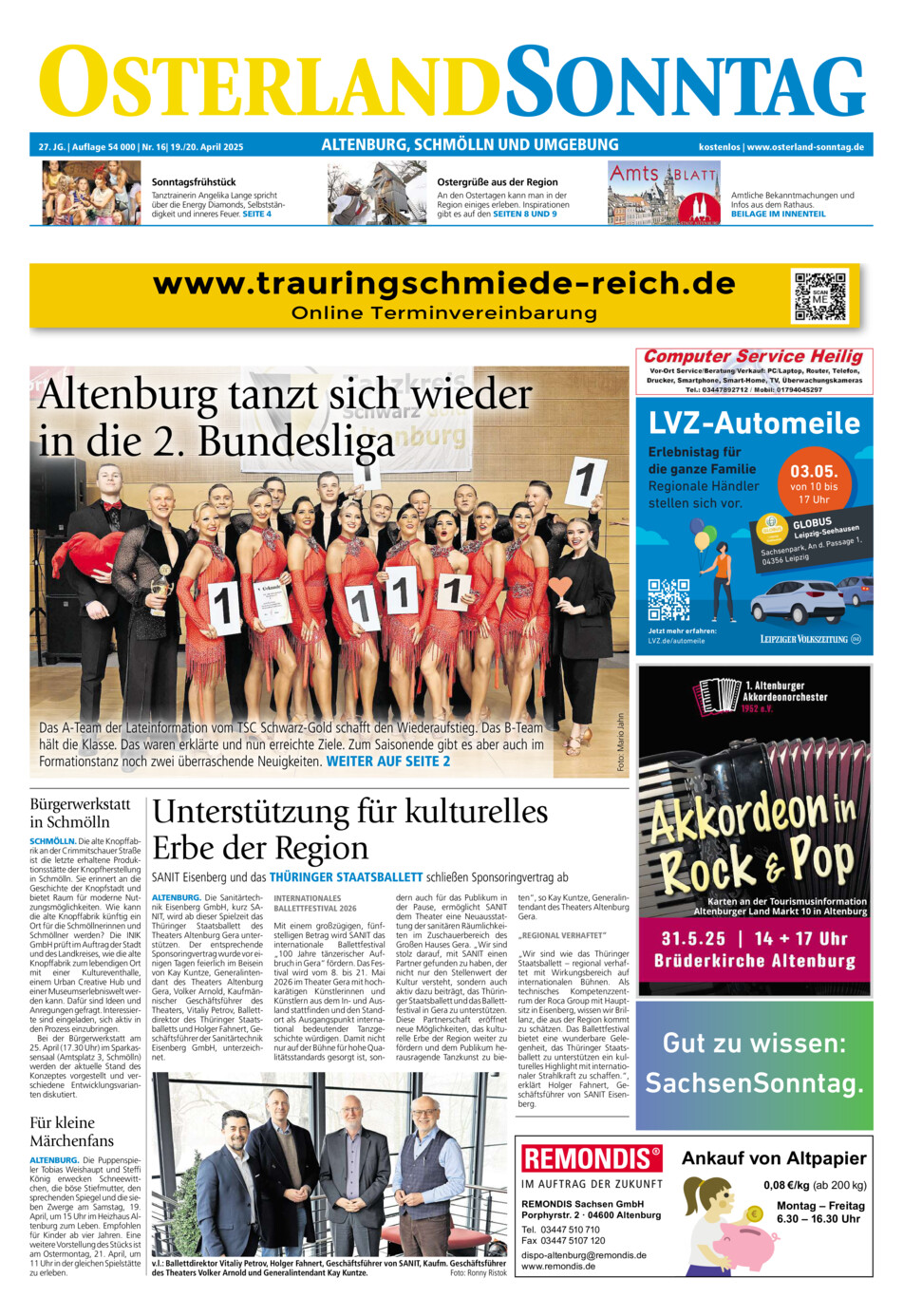 Osterland-Sonntag Altenburg_Osterland vom Samstag, 19.04.2025
