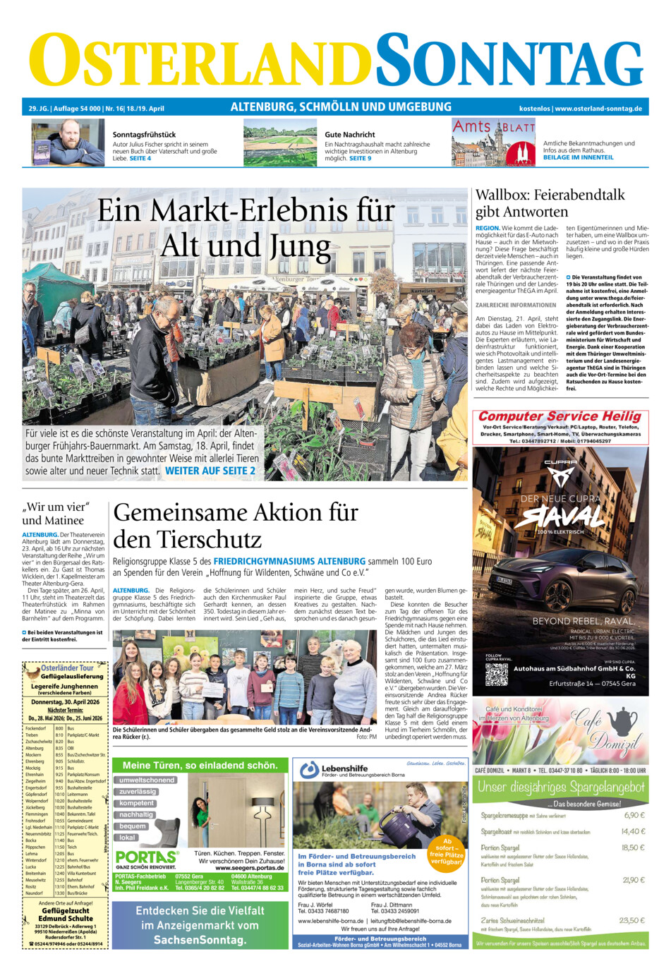 Osterland-Sonntag Altenburg_Osterland vom Samstag, 18.04.2026