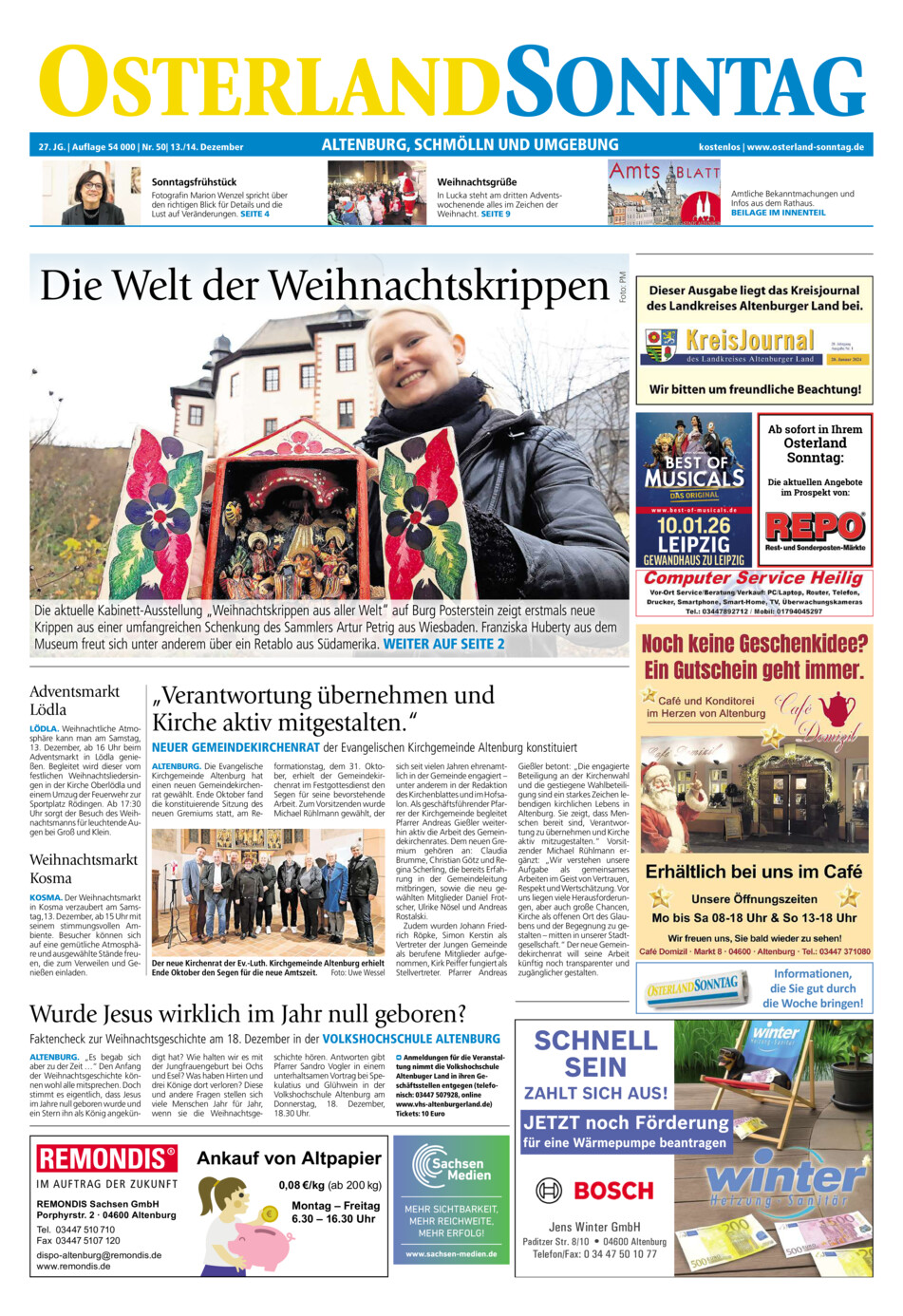 Osterland-Sonntag Altenburg_Osterland vom Samstag, 13.12.2025