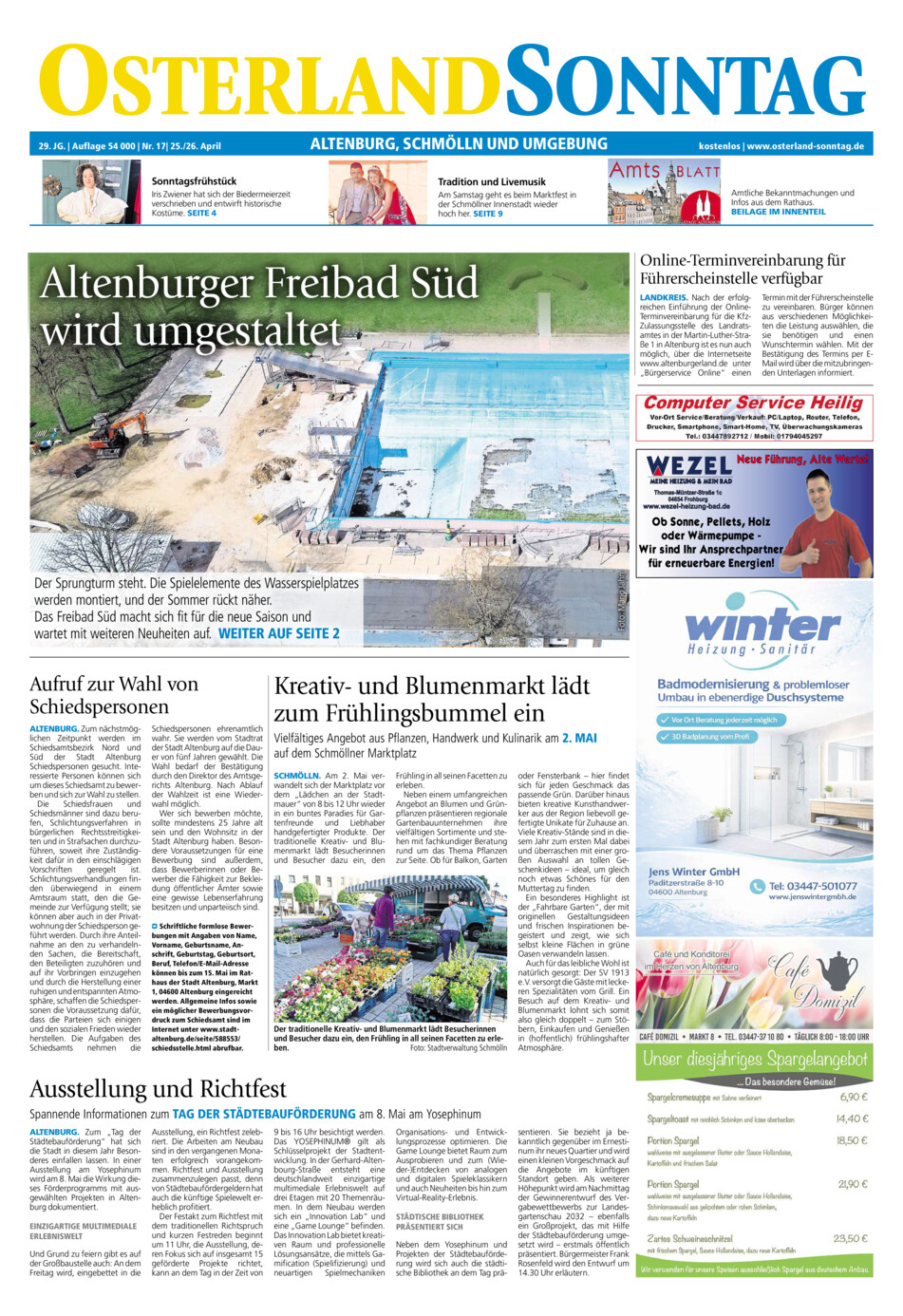 Osterland-Sonntag Altenburg_Osterland vom Samstag, 25.04.2026